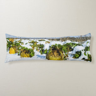 Winter Squash in Snow - Gepersonaliseerd Lichaamskussen