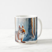 Winter Squirrel Coffee Mok (Voorkant rechts)