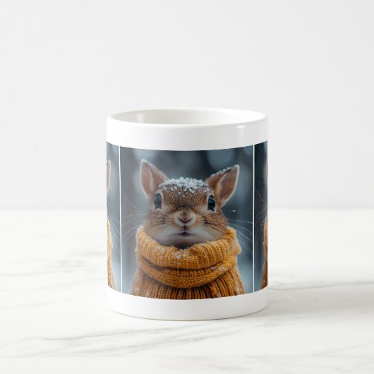 Winter Squirrel Coffee Mok (Center)