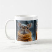 Winter Squirrel Coffee Mok (Links)