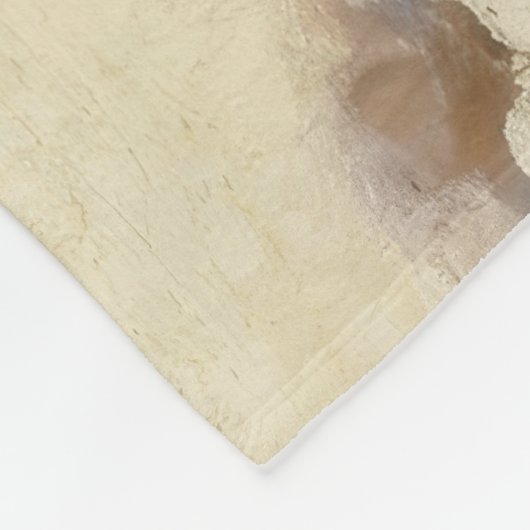 winter squirrel hiding nuts fleece deken (Hoek)