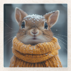 Winter Squirrel Onderzetter