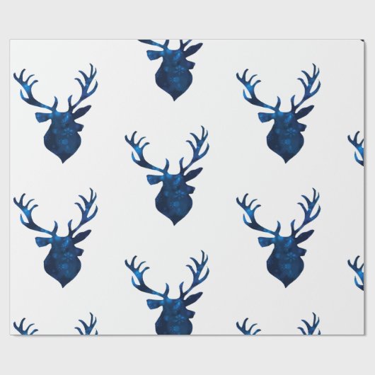 Winter Stag Cadeaupapier (Vlak)