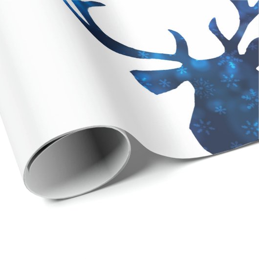 Winter Stag Cadeaupapier (Rol Hoek)
