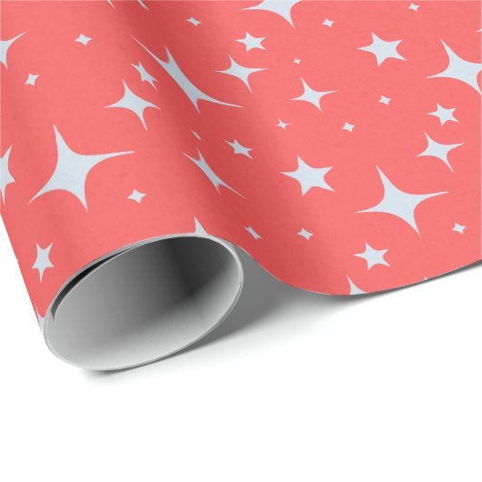 Winter Starburst Gift Wrap Cadeaupapier (Rol Hoek)