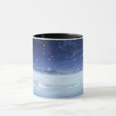 Winter Starlight Mok | Sneeuwlandschap Keramiek (Midden)