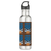 Winter Steel Water Bottle - Snow Globe Waterfles (Voorkant)