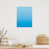 WINTER STEMMING – IJlblauw | diep naar licht | Poster (Keuken)