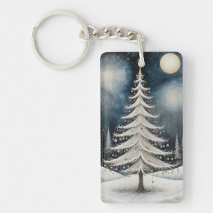Winter Sterrennacht Sleutelhanger