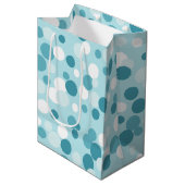 Winter Stippen Gift Bag Medium Cadeauzakje (Voorkant Gekanteld)