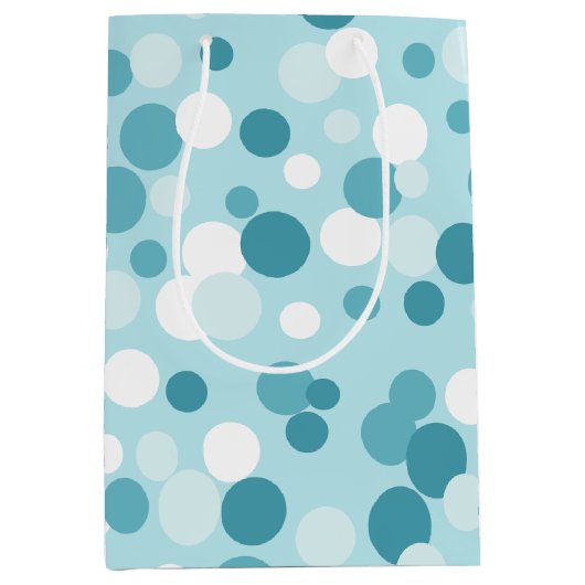 Winter Stippen Gift Bag Medium Cadeauzakje (Voorkant)