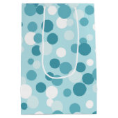 Winter Stippen Gift Bag Medium Cadeauzakje (Achterkant)