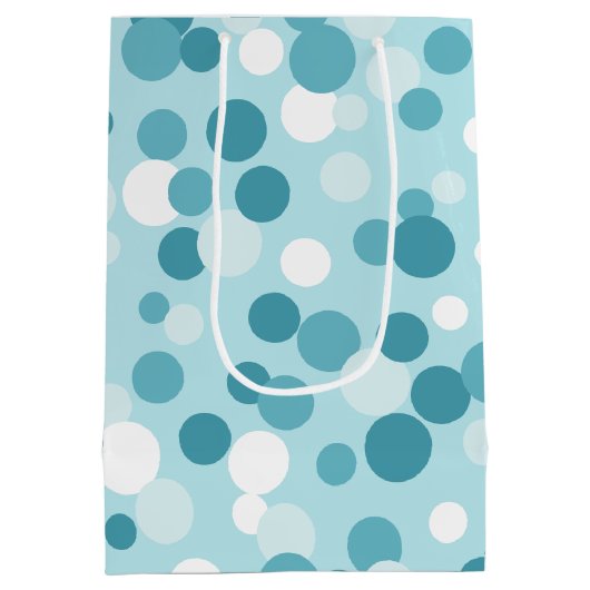 Winter Stippen Gift Bag Medium Cadeauzakje (Achterkant)