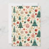 Winter Stork Precious Announcement Baby shower Kaart (Achterkant)