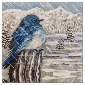 Winter Storm Bluebird Stof (Close Up)