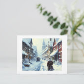 Winter Storm, Briefkaart (Staand voorkant)