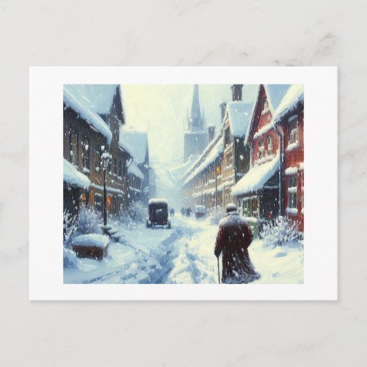 Winter Storm, Briefkaart (Voorkant)