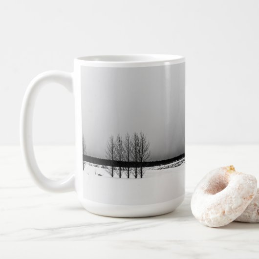 Winter Storm in IJsland Koffiemok (Met donut)