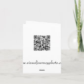 Winter Storm notecard Kaart (Achterkant)