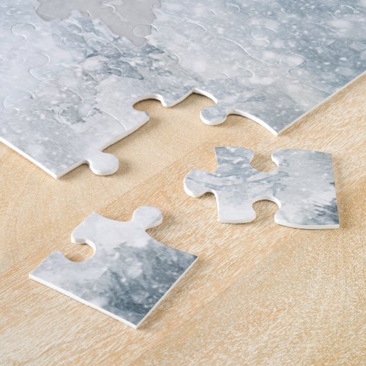 Winter Storm Pines Legpuzzel (Zijkant)