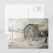 Winter Storm Warning Briefkaart (Voorkant / Achterkant)