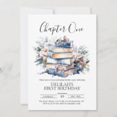 Winter Storybook Eerste Verjaardag Hoofdstuk 1 Kaart (Voorkant)