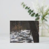 Winter Stream Briefkaart (Staand voorkant)