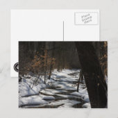 Winter Stream Briefkaart (Voorkant / Achterkant)
