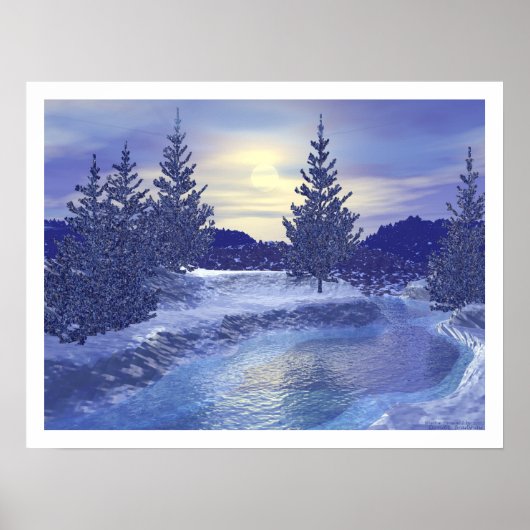 Winter Stream III Poster (Voorkant)