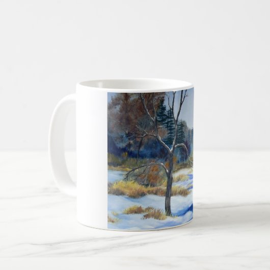 Winter Stream Mok (Voorkant links)