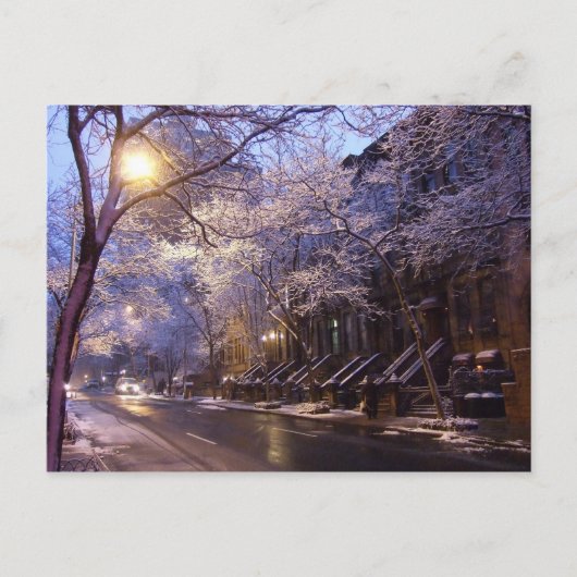 Winter Street Briefkaart (Voorkant)