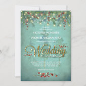 Winter String van lichten voor takken bruiloft Kaa Kaart (Voorkant)