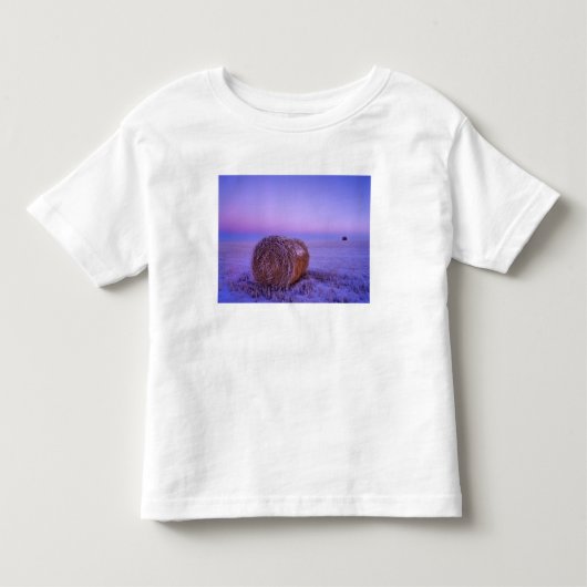 Winter strobalen bij Cartwright North Kinder Shirts (Voorkant)