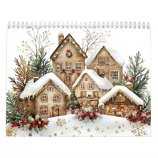 Winter Suikerhuisjes Kalender (Hoes)