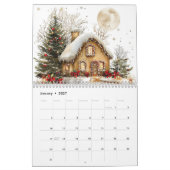 Winter Suikerhuisjes Kalender (Jan 2027)