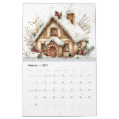 Winter Suikerhuisjes Kalender (Feb 2027)