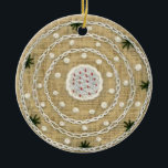 Winter/Summer Mandala Ornament<br><div class="desc">Op basis van de originele design van Ketzirah heeft deze mandala-krant aan de ene kant de wintermandala en aan de andere kant de zomermandala.</div>