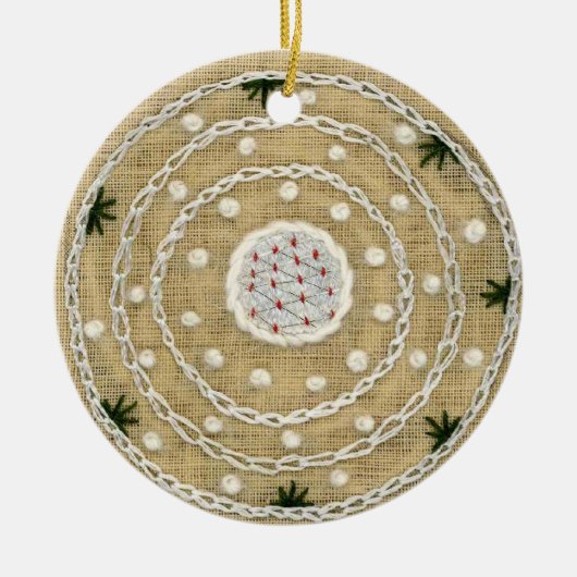 Winter/Summer Mandala Ornament (Voorkant)