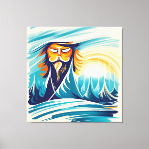 Winter Sun Canvas Afdruk