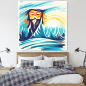 Winter Sun Canvas Afdruk (Insitu (Slaapkamer))