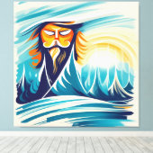 Winter Sun Canvas Afdruk (Insitu (Houten vloer))