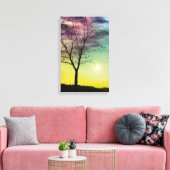 WINTER SUN EN TREE CANVAS AFDRUK (Insitu (Woonkamer))