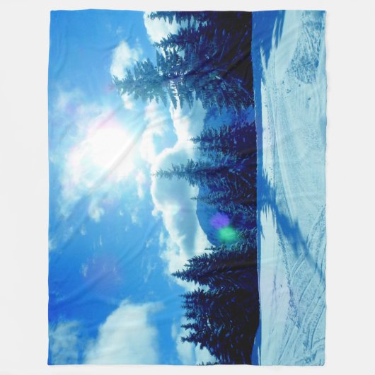 Winter Sun Fleece Deken (Voorkant)