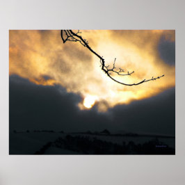 Winter Sun Poster