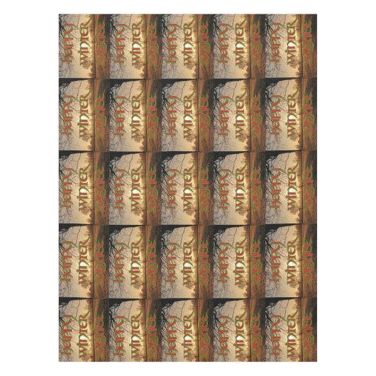 Winter Sun Tablecloth voor Winter Solstice Tafelkleed (Voorkant)