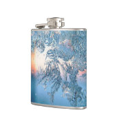 Winter Sunlight Through Frosted Ice Crystals Glass Heupfles (Links)