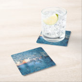 Winter Sunlight Through Frosted Ice Window Kartonnen Onderzetters (Insitu)