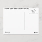 Winter Sunrise Briefkaart (Achterkant)