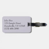 Winter Sunrise I Pastel Natuur Landschap Bagagelabel (Achterkant horizontaal)