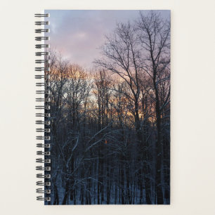 Winter Sunrise I Pastel Natuur Landschap Planner